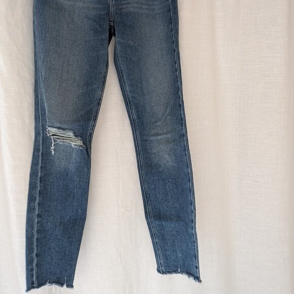 PAIGE Verdugo Ripped Raw Hem Skinny Jeans (Jules) - Picture 3 of 7